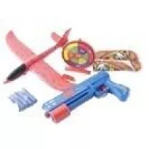 Pistolet wyrzutnia samolotw + szybowiec + tarcza Madej