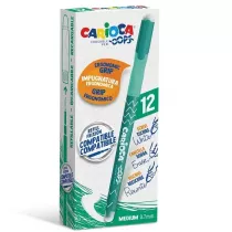 Carioca Dugopis wymazywalny Oops zielony (12szt)
