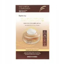 FarmStay Rice & Bifida Complexion Cream Mask mleczne maski w pachcie z fermentami i Ryem 10x23ml 10 szt.