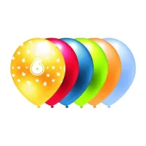 GoParty Balon nadruk 6 5 szt.