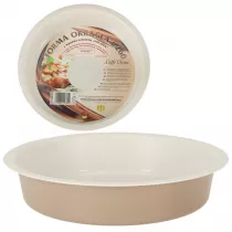Blacha do pieczenia tortownica forma okrga do tortw tart guiche 26cm brzowa