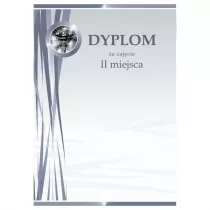 Dyplom za zajcia II miejsca A4