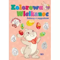 Kolorowa Wielkanoc Zabawy z zajczkiem