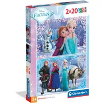 Puzzle 2x20 Super Kolor Frozen Clementoni
