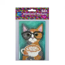 Panta Plast Diamentowa mozaika ze sztalug� - Kot 10x15cm