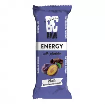 BeRaw Baton Energy Plum Chocolate 40 g