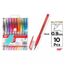 Mp Main Paper D�ugopis brokatowy 0.9mm 10 kolor�w