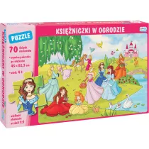 Puzzle 70 el. Ksi�niczki w ogrodzie Jako