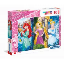 Puzzle 60 el. Supercolor. Ksiniczki Clementoni