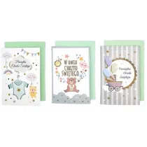 incood. Kartka na chrzest sk�adana 11,5x17