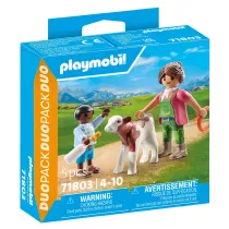 Playmobil DuoPack Gospodyni wiejska z dzieckiem i cielakiem 71803