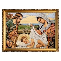 Obraz Haftowany �w. Rodzina 32/42cm