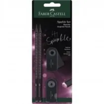 Zestaw Sparkle Midnight Rose 2 owki+temper+gumka