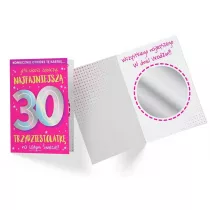 Kukartka Karnet B6 Urodziny 30 lusterko DK-920