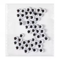 Dalprint Samoprzylepne ruchome oczka 6mm 50 szt.