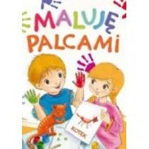 Maluj� palcami. Kotek
