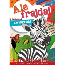 Ale frajda! Wykoloruj zwierzaki