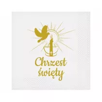 Godan Serwetki Chrzest �wi�ty �wieca 33 x 33 cm