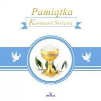 Pami�tka Komunii �wi�tej - niebieska
