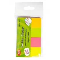 Net Zak�adki indeksuj�ce neon 4x50 kartek