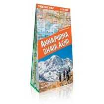 Mapa trekkingowa Annapurna i Dhaulagiri 1:110 000