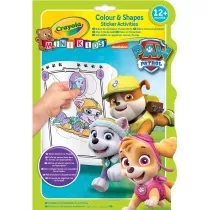 Kolorowanka Kszta�ty i kolory Psi Patrol CRAYOLA