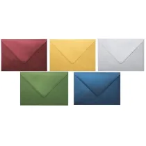 Koperty B6 per�owe mix 50szt KB6_OGPER_532, Pol-Mak