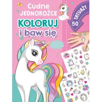 Cudne jednoroce. Koloruj i baw si. 50 tatuay