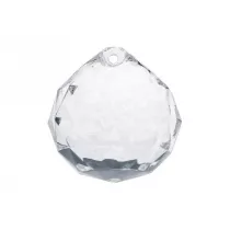 PartyDeco Zawieszki Kule bezbarwny 32x34mm