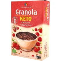 Pi�� Przemian Granola malinowo - truskawkowa bezglutenowa keto 250 g Bio