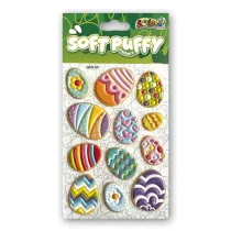 Naklejki Penmate Kolori Puffy SWPE-3205 Wielkanocne jajka