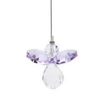 Zawieszka Crystal angel - Light Amethyst