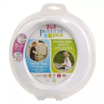 Potette Plus 2w1 Potette: Nocnik dla dziecka i nakadka na toalet, biao-niebieski