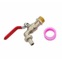 Awtools Kran ogrodowy mosidz niklowany 3/4" gwint zewntrzny 3/4"