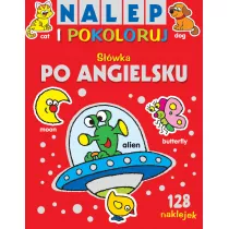 Nalep i pokoloruj. S��wka po angielsku