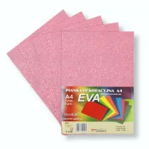 Penword Pianka brokatowa A4 Eva pastel. r biodegrad. 5sz