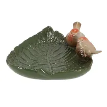 Esschert Design Poideko dla ptakw Li ceramiczny o wymiarach: 21x19x7 cm