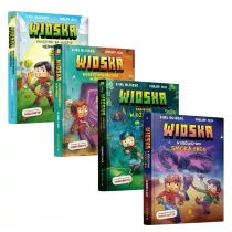 Pakiet Minecraft. Wioska. Tomy 1-4: Uwizieni na Wyspie Szmaragdw, Niebezpieczestwo w Netherze, Zagubieni w dungli, W krlestwie Smoka Endu