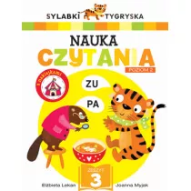 Sylabki Tygryska. Nauka czytania. Poziom 2. Zeszyt 3