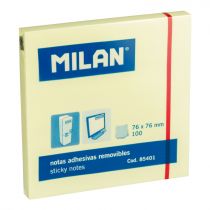 Milan Karteczki samoprzylepne 76 x 76 mm 100 kartek