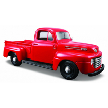 Model kompozytowy Ford F1 pickup 1948 czerwony 1/25 Maisto