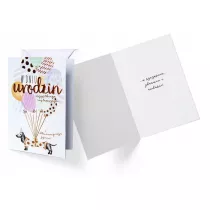 Kukartka Karnet B6 GS-002 Urodziny jamnik