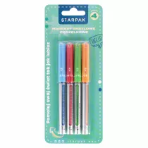 Starpak Marker akrylowy w p�dzelku 4 szt.