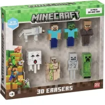 Superbuzz Minecraft 3D, Gumki do cierania 8pack, wersja A