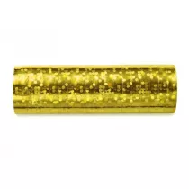 PartyDeco Serpentyny holograficzne z�ote 3,8m
