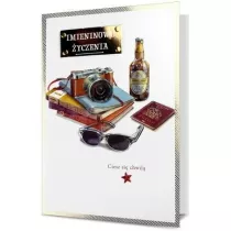 Karnet okazjonalny B6 z kopert� Imieniny M�czyzna PAN DRAGON HM200-1600