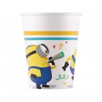 Minionki Kubeczki papierowe Minions Rise of Gru 200 ml 8 szt.