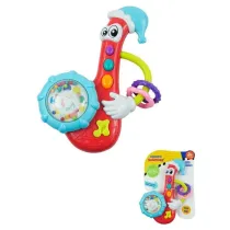 Grzechotka muzyczna Saksofon czerwony Baby Mix