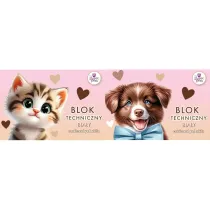 Beniamin Blok techniczny A4/10K The sweet pets mix