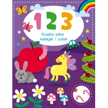 123. Ksi��ka pe�na naklejek i zada�